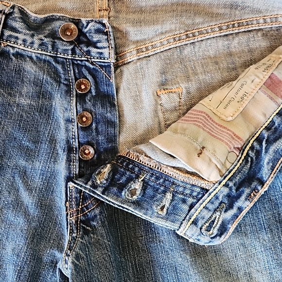 Y2K Abercrombie and Fitch Button Fly Low Rise Kilburn Bootcut Jeans Size 30x30 - Picture 2 of 11